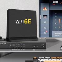 Gain élevé 2.4G 5.8G 6GHz 3FT RG174 RP- TS9 connecteur antenne Base magnétique WiFi 6E 12dBi Vertical pour carte routeur PC