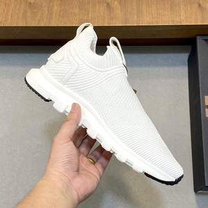 Chaussures de sport décontractées haut de gamme pour hommes, en maille tissée légère, style <span class=keywords><strong>basket</strong></span>, à enfiler facilement - Product Image 1