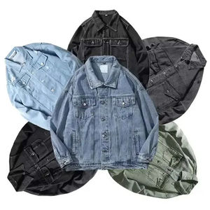 Veste en jean en coton pour homme, personnalisée, hiver 2025, vente en gros, haute qualité, style urbain, à capuche, coupe-vent et respirante - Product Image 6