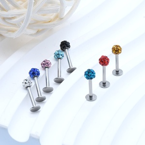 Wholesale Shambhala <strong>Stone</strong> Body <strong>Jewelry</strong> Set 316 Surgical Stainless Steel Nipple Nose Piercing Classic for Weddings Gifts