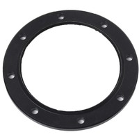 Service de fraisage CNC sur mesure en aluminium et acier inoxydable avec pièces mécaniques et joints usinés par électroérosion à fil, finition anodisée noire