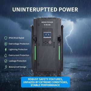 Chargeur rapide DC 120 kW pour véhicules électriques et camions, compatible CCS1 CCS2, avec terminal <span class=keywords><strong>de</strong></span> paiement HPC GB/T, station <span class=keywords><strong>de</strong></span> charge triphasée - Product Image 1