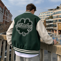 Blouson universitaire de baseball pour hommes, personnalisable avec motifs, petite série, faible MOQ, remise en gros, fournisseur de vêtements OEM, vêtements streetwear