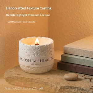 Cold Mountain Style Scented <b>Candle</b> Natural Soy Wax Wooden Wick Relaxing Aromatherapy <b>Candle</b> For Home Decor Gift - Product Image 4