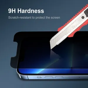 2024 nueva llegada 3D privacidad teléfono móvil Protector de vidrio templado para iPhone 14 12 13 XS 11 6 7 8 15 XR x Plus Mini