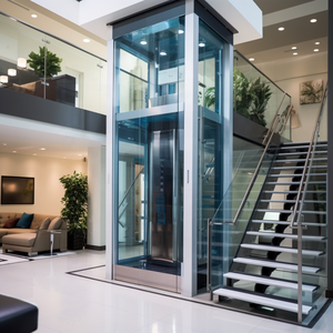 <span class=keywords><strong>Ascenseur</strong></span> panoramique en verre pour 6 personnes, 4 étages, capacité 450 kg, <span class=keywords><strong>ascenseur</strong></span> résidentiel avec service d'installation disponible - Product Image 5