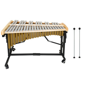Xilófono IRIN de 37 Notas, Vibrafono, Glockenspiel, <span class=keywords><strong>Marimba</strong></span> Profesional de Aluminio, <span class=keywords><strong>Instrumento</strong></span> de Percusión con Soporte y Mazos - Product Image 1