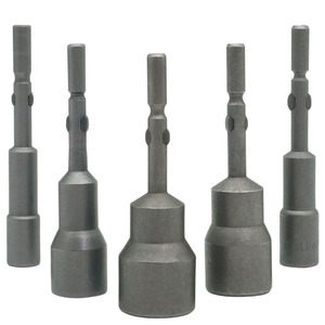 Tkt Nr Electric Screwdriver Sockets 5mm 6mm Hex Shank Carbon Steel For Drill Use - Product Image 2