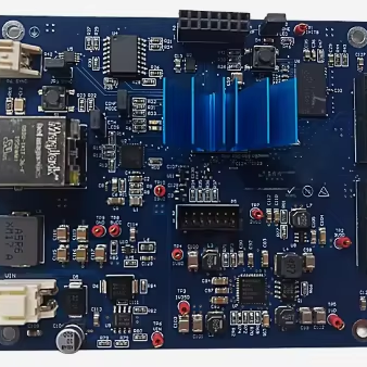 OEM Industrial Ethernet Control Board, High Precision Embedded Module with Heat Sink for Factory Automation & IoT