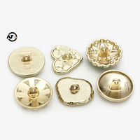 Boutons métalliques colorés à pois d'huile, décoratifs pour costumes, à coudre autour des vêtements, boutons métalliques