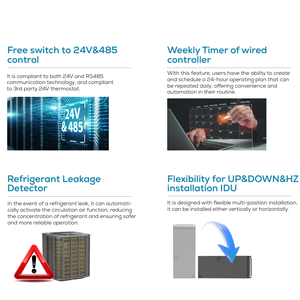 TCL 220V 60HZ R454B อินเวอร์เตอร์ <span class=keywords><strong>2</strong></span> ตัน <span class=keywords><strong>3</strong></span> ตัน 4 ตัน 5 ตัน 24000BTU 36000BTU 48000BTU 60000BTU เครื่องปรับอากาศแบบฮีท<span class=keywords><strong>ปั๊ม</strong></span> - Product Image 5