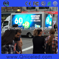 Affichage LED mobile carrosserie de camion panneau d'affichage vidéo LED monté sur véhicule remorque publicitaire extérieure LED véhicule publicitaire numérique
