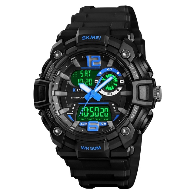 OEM Accept SKMEI 1529 Hot Sale Fashion Sports Quartz Watch for Men  Multi Functional Student Digital Sport Watch  Relojes