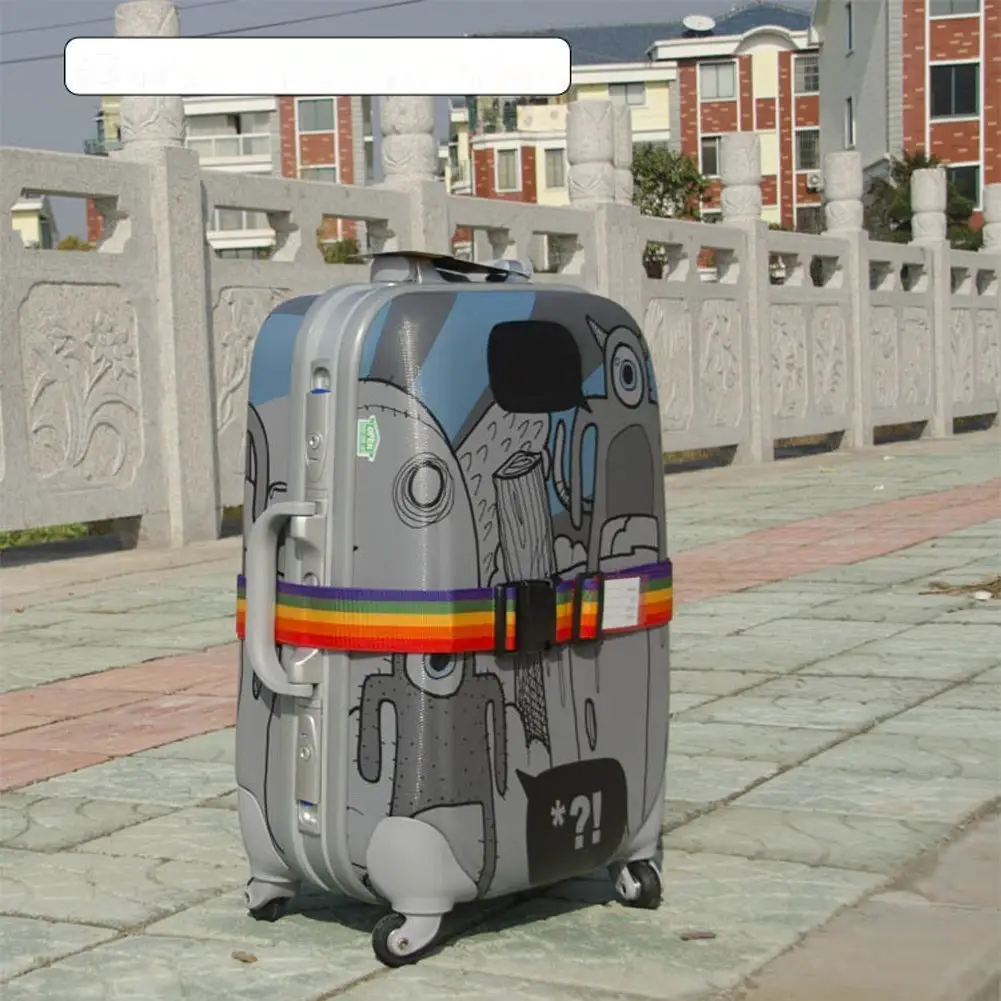 Надежные и регулируемые ремни для чемодана-комбинированный замок для безопасности путешествий и удобного управления багажом