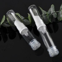 Flacon pompe sans air transparent en forme de stylo, mini flacon cosmétique vide pour sérum contour des yeux, emballage d'échantillons de soins de la peau pour voyage, vente en gros
