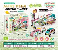 Juguetes de coche deformables por colisión, figuras de acción de caballos, robot transformable Pegaso, juguetes educativos de coche de plástico deformable, regalo para niños