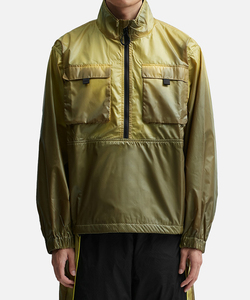 Veste Anorak Homme Personnalisée en Ripstop Métallisé à Demi-Zip Coupe-Vent Pull Cargo Streetwear Techwear Vêtement de Sport d'Extérieur OEM - Product Image 5