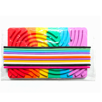 Planche d'activités sensorielles en silicone pour enfants, garçons et filles de 5 à 7 ans, jouets anti-stress de qualité alimentaire pour l'autisme et le TDAH