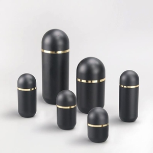 5ml 10ml 15ml 35ml 60mlカスタム空プラスチック黒ピルボトル薬容器ビタミンカプセルタブレットボトル包装 - Product Image 5