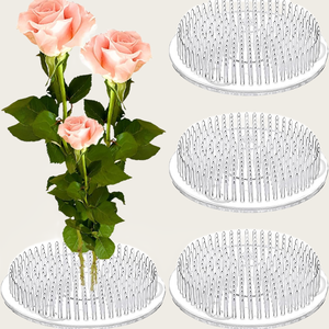 KZR Pin Frog en plastique pour Ikebana, support floral en céramique avec ventouses, outil d'arrangement transparent en plastique pour Ikebana - Product Image 1