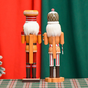 Phong Cách Mới Hạn Chế Rắn Gỗ Hình Dạng 38Cm Gingerbread Đầu Bếp <span class=keywords><strong>Nutcracker</strong></span> Trang Trí Con Rối Cho Giáng Sinh Bảng Hiển Thị - Product Image 3
