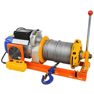 Polipasto eléctrico al por mayor, 500Kg, <span class=keywords><strong>1</strong></span> tonelada, cabrestante eléctrico de construcción, maquinaria de elevación culta para restaurante, cuerda de alambre - Product Image 1