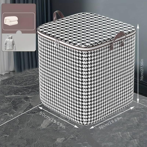 Bolsa de Almacenamiento de Edredones de Algodón Impermeable y Resistente <span class=keywords><strong>a</strong></span> la Humedad de Gran Capacidad, Caja de Almacenamiento de Ropa, Organización y Almacenamiento del Hogar - Product Image 3