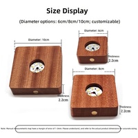 Lampe de nuit LED sans fil en bois de Sheesham avec base lumineuse, boule de cristal et support artisanal émaillé, alimentée par USB