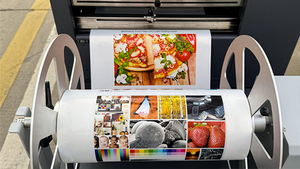 Cuộn để cuộn duy nhất vượt qua máy in kỹ thuật số thực phẩm Máy in nhãn dán máy với HP A4 A3 đầu in - Product Image 6