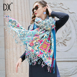 Manta de lana suave de gran tamaño para mujer, chal de alta calidad, chal, 2022 - Product Image 3