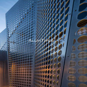 Aluminio perforado de <span class=keywords><strong>fachadas</strong></span> Panel edificio comercial materiales centro comercial de Metal de pared revestimiento de fachada - Product Image 5