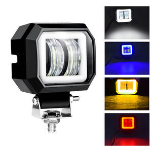 Fari per Moto da 20W Rotondi Angel Eye Luci LED Aggiuntive per Moto Faretti Fendinebbia Ausiliari Accessori Moto - Product Image 6