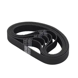 Wire core Black Rubber GT2 Timing belt for 3D Print Machine