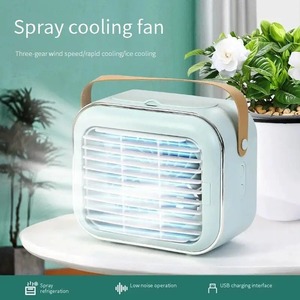 New USB Rechargeable Household Desktop Cold <b>air</b> Blower Energy Saving Cooling <b>Small</b> <b>air</b> <b>Conditioner</b> Fan with Handle for Office - Product Image 2