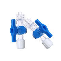 ISO9001 petite vanne à robinet d'air en plastique Mini pression de débit d'air médical Luer Lock clapet anti-retour robinets d'arrêt