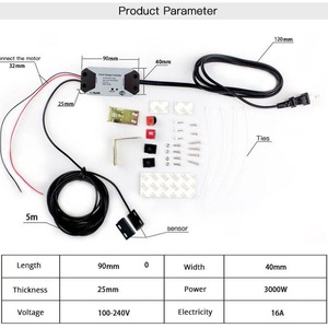 Ouvre-porte <span class=keywords><strong>de</strong></span> garage intelligent WiFi Tuya Smart Life FY878 |   Compatible avec la télécommande <span class=keywords><strong>de</strong></span> l'application et l'<span class=keywords><strong>assistant</strong></span> vocal | Contrôleur <span class=keywords><strong>de</strong></span> porte <span class=keywords><strong>de</strong></span> garage - Product Image 4