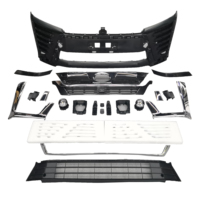 Kit carrosserie avant de haute qualité pour Toyota Vellfire 2008-2014, mise à niveau vers le modèle 2018 avec calandre au design Modellista