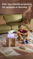 Nouveau projecteur cinéma portable intelligent LED YT900, best-seller, pour karaoké à domicile, home cinéma et cadeau pour filles.
