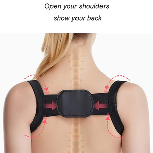 Correcteur de posture réglable, soutien dorsal, ceinture d'épaule, <span class=keywords><strong>redresseur</strong></span> et correcteur de colonne vertébrale, fixateur postural pour la santé - Product Image 4