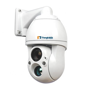 Cámara PTZ Térmica Láser IR6 CMOS 4K con Zoom 30X, Visión Nocturna de Largo Alcance, NVR, Seguridad Industrial para Exteriores - Product Image 1