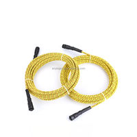 Connecteur TCP/IP ABS 4 broches pour la détection de fuites d'eau et le contrôle, connecteurs femelle et mâle avec portée de 500 m