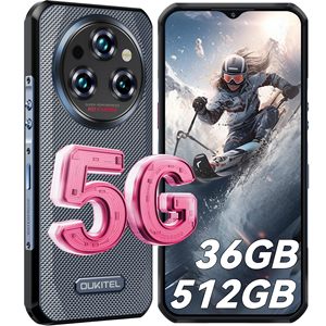 Điện thoại chống nước OUKITEL WP35 Pro <span class=keywords><strong>IP68</strong></span> 5G mới, pin 11000mAh, sạc 33W, camera 108MP, camera nhìn đêm 8MP, <span class=keywords><strong>Android</strong></span> 15, điện thoại bền bỉ - Product Image 1