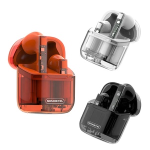 SOMOSTEL-auriculares inalámbricos J12 Edición especial, cascos transparentes con cancelación de ruido y Supergraves - Product Image 5