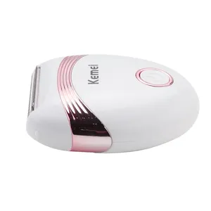 Épilateur pour le corps, le visage, les jambes, le bikini, les lèvres, <span class=keywords><strong>Kemei</strong></span> KM-673, batterie, épilateur pour femmes, outil d'épilation portable, rasoir rotatif - Product Image 4