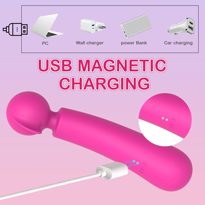 Gode Baguette Masseur Stimulateur Clitoridien, Mamelons et G SPot avec 10 Modes Vibrants, Jouets pour Femme ou Couples, - Product Image 4