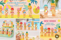 Caja Sorpresa Serie Vacaciones de Verano, Estilo Sun Kissed, 6 Diseños, Set Completo, Figuras Mini Kawaii de PVC Ecológico, Muñecas de la Película Frozen
