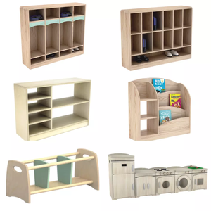 Ensemble de centre de garde d'enfants en plastique pour enfants utilisé enfant bois école Montessori pépinière préscolaire garderie fournitures meubles de maternelle - Product Image 6