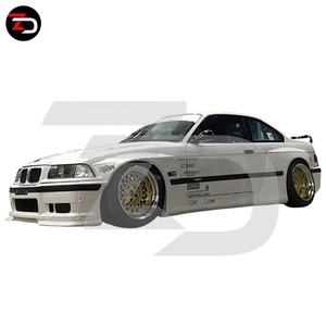 Kit de carrosserie Rocket Bunny à bas <span class=keywords><strong>prix</strong></span> jupes latérales à lèvres avant jupe latérale ailes à lèvres arrière fusées pour <span class=keywords><strong>BMW</strong></span> série 3 <span class=keywords><strong>E36</strong></span> 2 portes 1991 à 1998 - Product Image 2