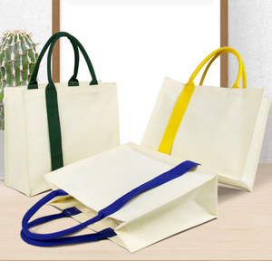 Custom Logo <b>Canvas</b> <b>Tote</b> Bag Reusable Shopping Handbag Zipper Shoulder Crossbody Bag for Travel Daily Use - Product Image 4