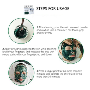 OEM محتوى إسفنجة ميكروكريستالات مسحوق مجفف بالتجميد ، عظم الأعشاب البحرية قناع ميكروكريستالات ، تجديد شباب الجلد ومكافحة حب الشباب - Product Image 5